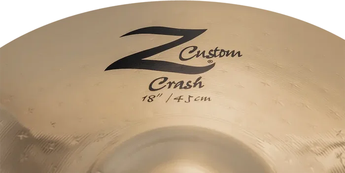 Zildjian Crash 18" Z Custom Plato de Batería Metal Brillante Aleación B20 Zildjian Crash 18" Z Custom Plato de Batería Metal Brillante Aleación B20