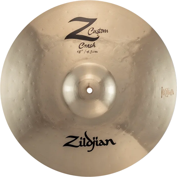 Zildjian Crash 18" Z Custom Plato de Batería Metal Brillante Aleación B20 Zildjian Crash 18" Z Custom Plato de Batería Metal Brillante Aleación B20