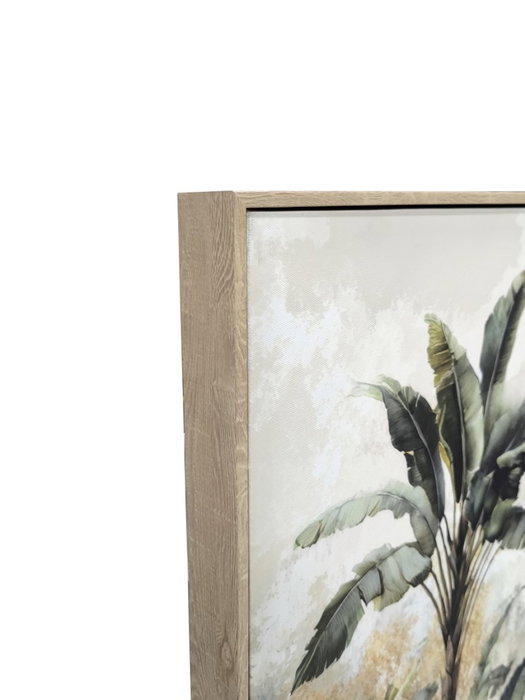 DKD Home Decor Cuadro Lienzo Palmeras Trópica 150x50x4,5 cm Surtido de 2