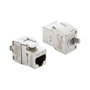 DeLOCK 90990 Módulo Keystone RJ45 Cat.6A LSA blindado plata/blanco