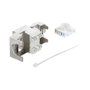 DeLOCK 90990 Módulo Keystone RJ45 Cat.6A LSA blindado plata/blanco