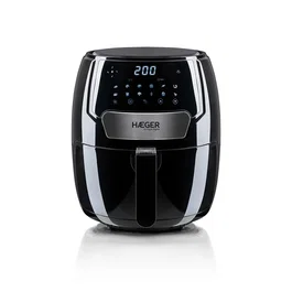 Haeger AF-D37.003A Freidora de Aire Digital Sencilla, 4.2 Litros 1500W, 13 Programas, Función Freír y Hornear, Pantalla Táctil, Color Negro