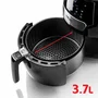 Haeger AF-D37.003A Freidora de Aire Digital Sencilla, 4.2 Litros 1500W, 13 Programas, Función Freír y Hornear, Pantalla Táctil, Color Negro