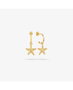 Radiant Pendientes Huggies Gold STARFISH Dorado