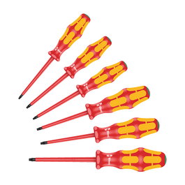Wera 167 i/6 Kraftform Plus Serie 100 Juego de 6 destornilladores Torx