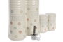 DKD Home Decor Set de Aceitera y Vinagrera TOPITOS de 4 piezas en Gres Beige