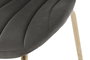 DKD Home Decor Silla de Poliéster y Metal Gris Claro