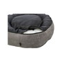 Trixie TRI4011905739441 Cesta para Perros Gris en Tejido Chenilla, Diámetro 50 cm - Vital Lennox