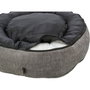 Trixie TRI4011905739441 Cesta para Perros Gris en Tejido Chenilla, Diámetro 50 cm - Vital Lennox