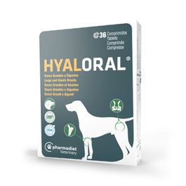 Hyaloral para Perros de Razas Grandes - 36 Comprimidos para la Salud Articular