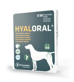 Pharmadiet Hyaloral Perro Razas Grandes 36 Comprimidos