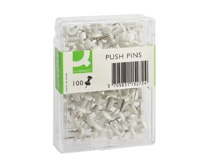 Q-connect Señalizador de Planos Blanco Caja de 100 Unidades