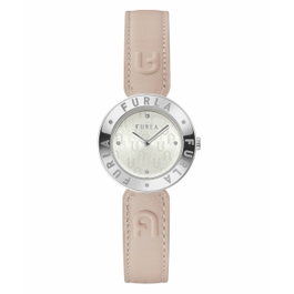 Furla Reloj Furla WW00004004L1 con correa de cuero rosa