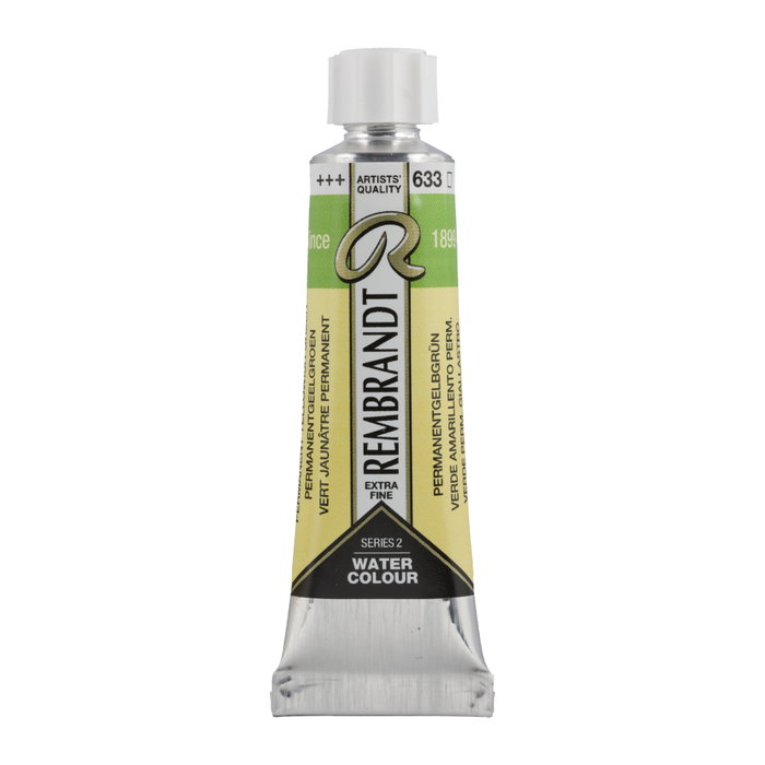 Rembrandt Acuarela Tubo 10 ml Verde Amarillento Permanente 633 Rembrandt Acuarela Tubo 10 ml Verde Amarillento Permanente 633
