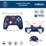 Konix GAM1706659356719 Gamepad para Nintendo Switch, Switch 2 y PC - PSG, Cable 3 m, Vibración, Azul/Blanco/Rojo