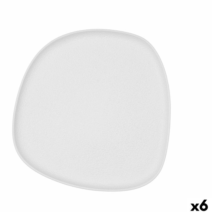 Bidasoa Plato Irregular Porcelana Fosil Blanco (6 Unidades)展开