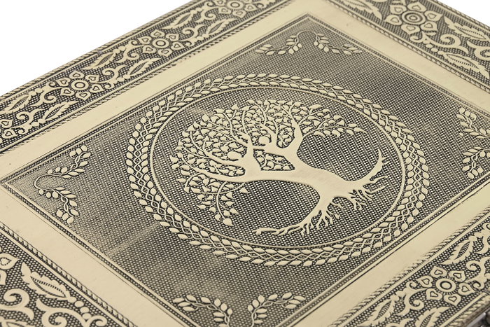 DKD Home Decor Joyero Indio Champan Blanco 20 x 5.4 x 27.5 cm