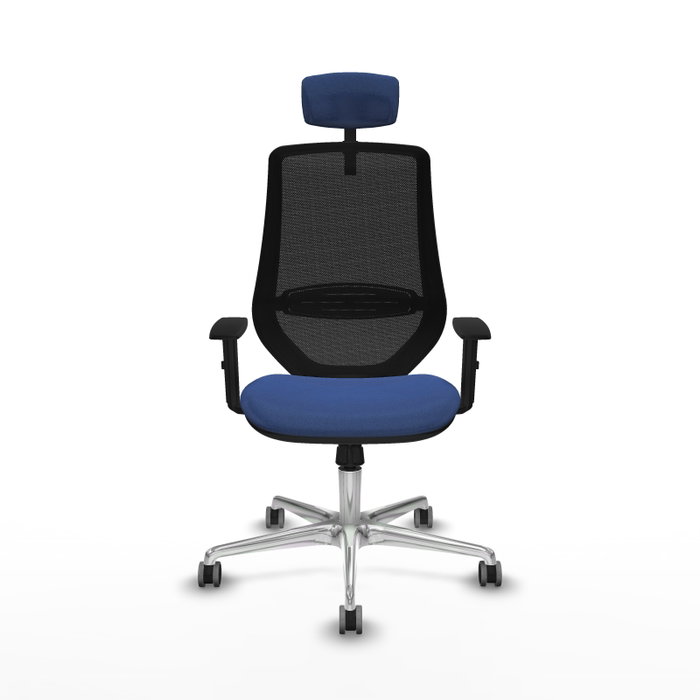 PIQUERAS Y CRESPO Silla de oficina Mardos con Mecanismo Sincro Azul Marino