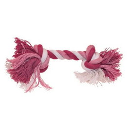 CROCI Juguete Cuerda 2 Nudos Rosa S-15 cm