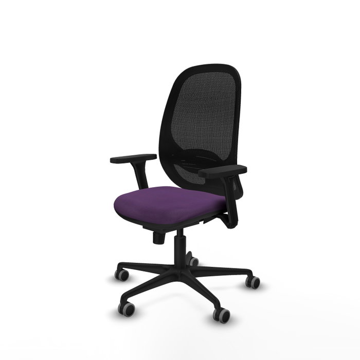 PIQUERAS Y CRESPO Silla de oficina Cilanco con mecanismo Sincro, Morado y Negro PIQUERAS Y CRESPO Silla de oficina Cilanco con mecanismo Sincro, Morado y Negro