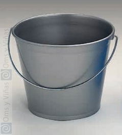 FERVIK Cubo de Agua OVIPLAS 30 cm de Diámetro x 25 cm de Alto, Capacidad 11 litros, para Cocina