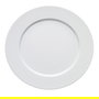 Porvasal Plato Llano de Presentación de Porcelana, Diámetro 30 cm - Vajilla Selena Pro (Set de 6)
