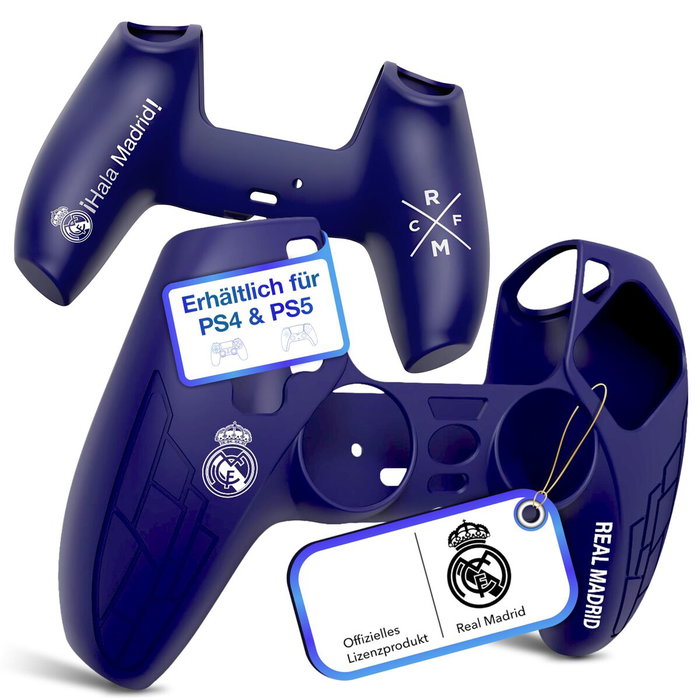 Funda de Silicona para Mando PS5 - Edición Real Madrid Azul Funda de Silicona para Mando PS5 - Edición Real Madrid Azul