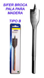SIFER Broca de Pala para Madera Tipo B 32 mm