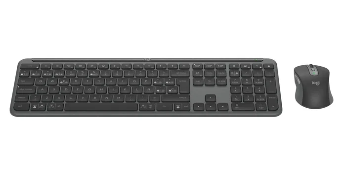 Logitech 920-012506 Signature Slim Combo MK950 Teclado y Ratón Inalámbrico RF + Bluetooth QWERTY Español Grafito
