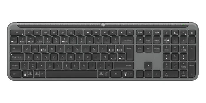 Logitech 920-012506 Signature Slim Combo MK950 Teclado y Ratón Inalámbrico RF + Bluetooth QWERTY Español Grafito