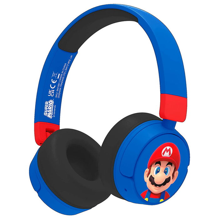 Nintendo Auriculares Inalámbricos Infantiles Super Mario Bros Nintendo Auriculares Inalámbricos Infantiles Super Mario Bros