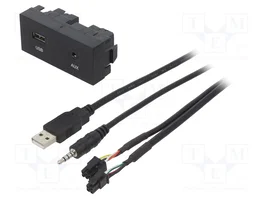 PER.PIC. Adaptador USB/AUX para SsangYong Tivoli (2015+)
