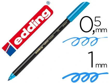 Edding Rotulador 1200 Azul Claro Punta Redonda (Set de 10) inevitable