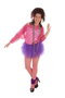 Creaciones Llopis Disfraz Adulto Neón Fuxia Talla L