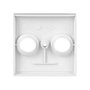 BUSCH-JAEGER 1724-0-4334 Placa de pared blanca para Busch-balance SI
