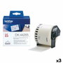 Brother Etiquetas Continuas de Papel Blanco Removible 62 mm 30,48 m DK44205