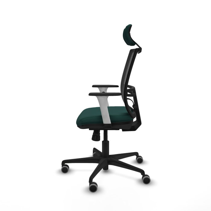 PIQUERAS Y CRESPO Silla de oficina Yunquera Verde botella con mecanismo Sincro PIQUERAS Y CRESPO Silla de oficina Yunquera Verde botella con mecanismo Sincro