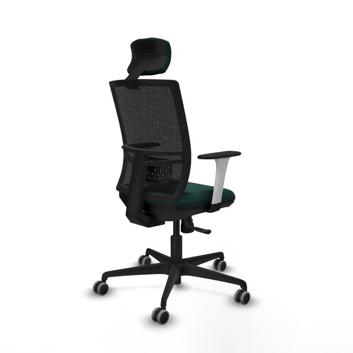 PIQUERAS Y CRESPO Silla de oficina Yunquera Verde botella con mecanismo Sincro PIQUERAS Y CRESPO Silla de oficina Yunquera Verde botella con mecanismo Sincro