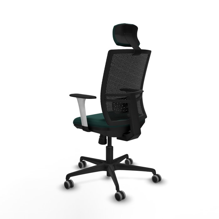 PIQUERAS Y CRESPO Silla de oficina Yunquera Verde botella con mecanismo Sincro PIQUERAS Y CRESPO Silla de oficina Yunquera Verde botella con mecanismo Sincro