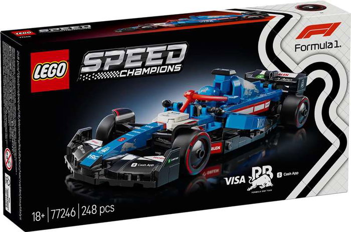 Lego - Set de construcción Speed Champions Coche de Fórmula 1 Visa Cash App RB VCARB 01 - Juego de construcción