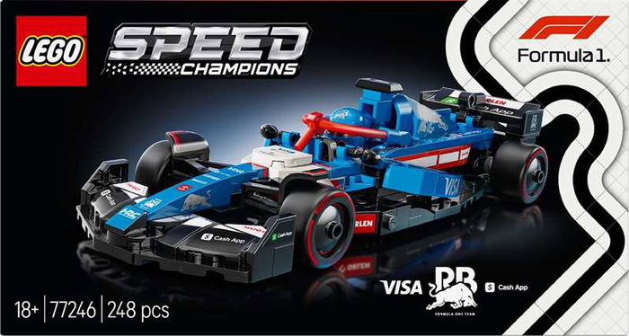 Lego - Set de construcción Speed Champions Coche de Fórmula 1 Visa Cash App RB VCARB 01 - Juego de construcción