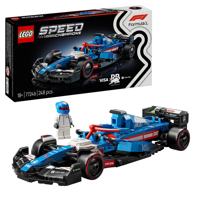 LEGO Speed Champions Visa Cash App RB VCARB 01 F1 Racing Car 77246