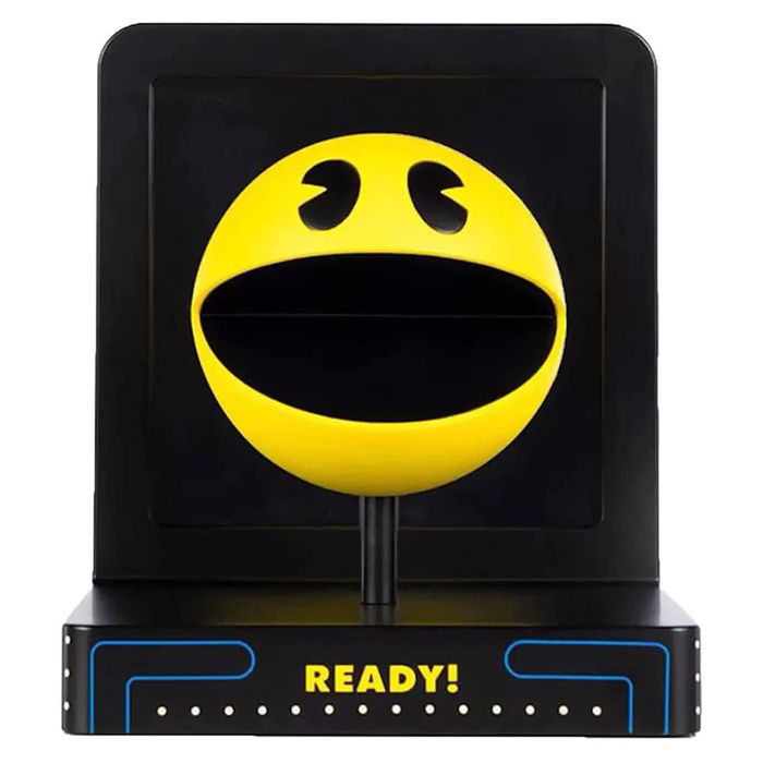First 4 Figures PAC-MAN Figura Coleccionable de PVC 40 Aniversario con Espejo Infinito y Luces LED