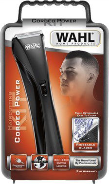Wahl 9699-1016 Cortapelos con Cuchillas de Carbono Autoafilables y Voltaje Universal