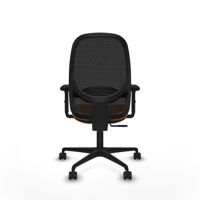 PIQUERAS Y CRESPO Silla de oficina Cilanco con mecanismo Sincro, Naranja y Negro PIQUERAS Y CRESPO Silla de oficina Cilanco con mecanismo Sincro, Naranja y Negro