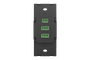 Crestron Horizon 2 HZ2-KPCN-B Keypad con Comunicación Cresnet, Grabado Estándar, Color Negro