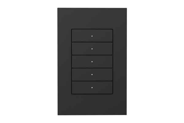 Crestron Horizon 2 HZ2-KPCN-B Keypad con Comunicación Cresnet, Grabado Estándar, Color Negro