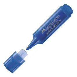 Faber-Castell Textliner 46 Marcadores Azul, Pack de 10 unidades