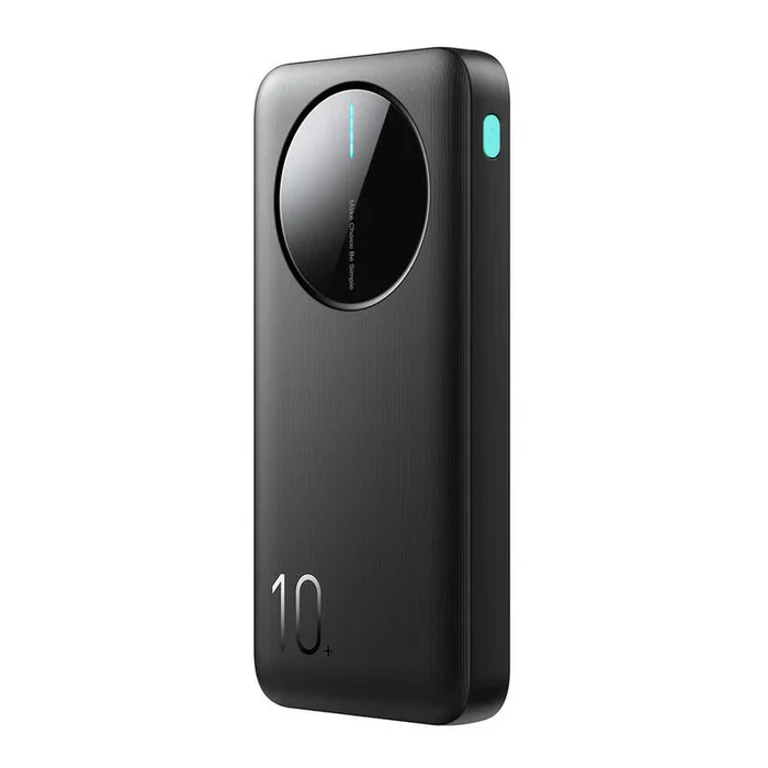 Joyroom JR-PBF12 - Powerbank 10000mAh con 2 Puertos USB-A y 1 USB-C para Carga Rápida 2.4A - Batería Externa Portátil Compacta - Negro