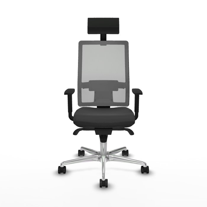 PIQUERAS Y CRESPO Silla de oficina Horna con mecanismo Sincro, Gris PIQUERAS Y CRESPO Silla de oficina Horna con mecanismo Sincro, Gris